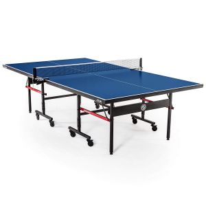 EasyCard ספורט STIGA Advantage Competition-Ready Indoor Table Tennis Table 95% Preassembled Out of the Box with Easy Attach and Remove Net